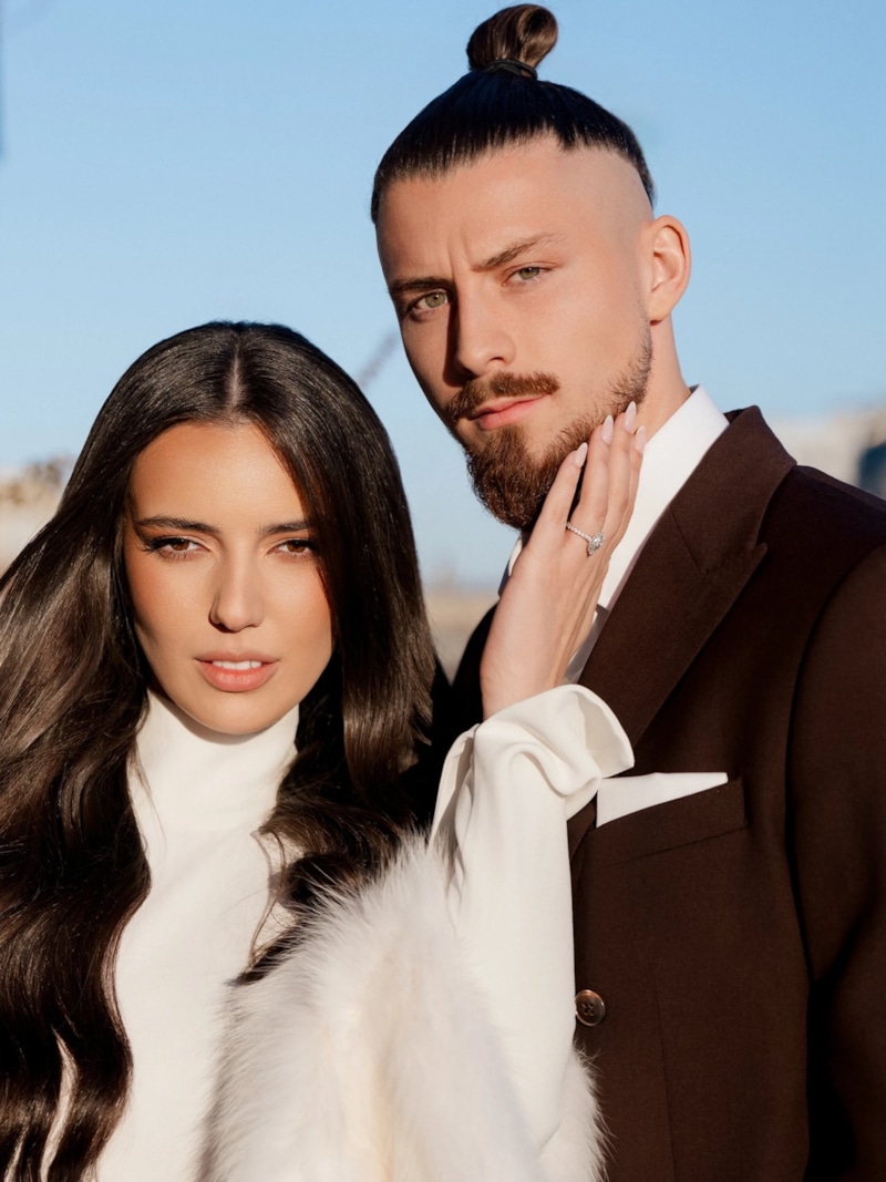 Раду Дрэгушин с женой