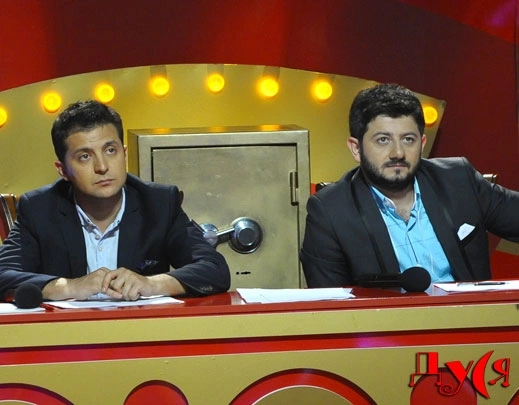 Владимир Зеленский и Михаил Галустян