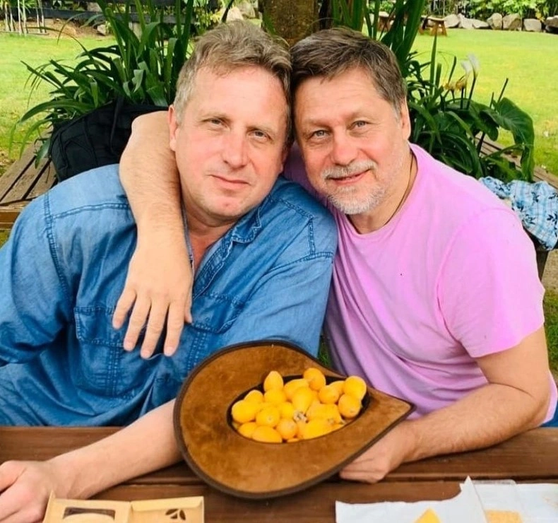 Гедиминас Таранда с братом Витаутасом Тарандой