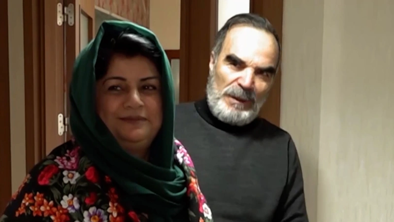 Сидик Афган с женой Сидик Афган с женой