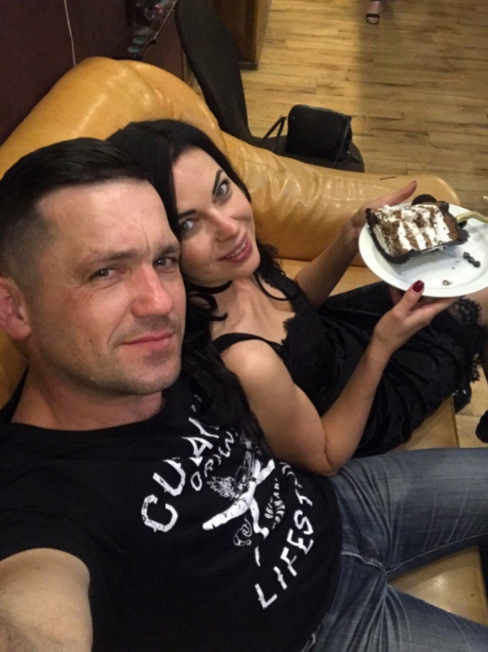 Алексей Ушаков с женой