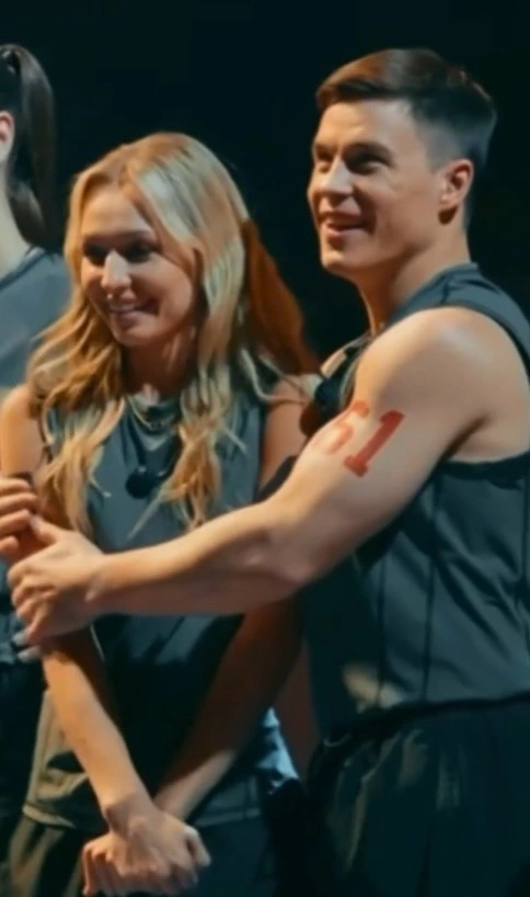 Никита Нагорный и Дарья Нагорная в шоу «Титаны»