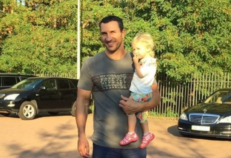 Владимир Кличко с дочкой