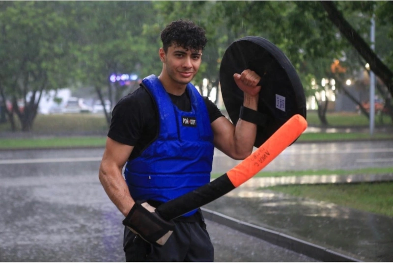 Чемпион мира по мечевому бою Руслан Гизоев