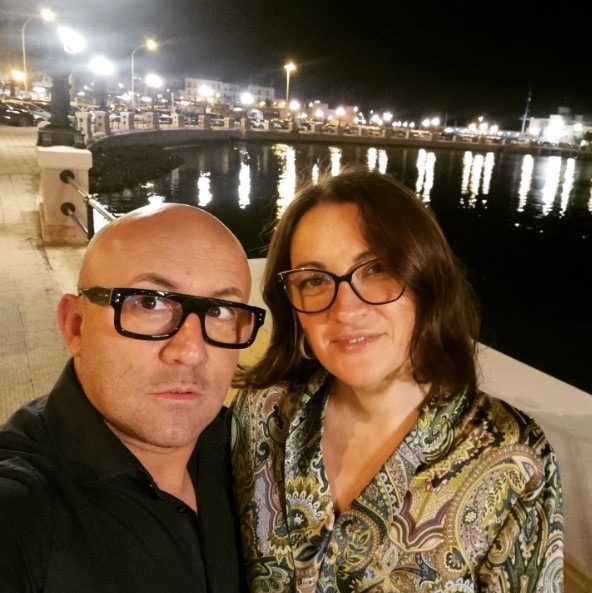 Пьер Карбонара с женой