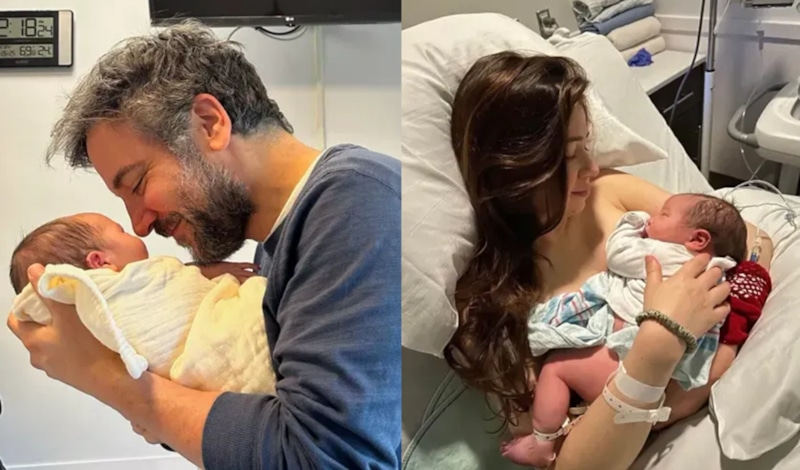 Джош Рэднор показал первенца и жену