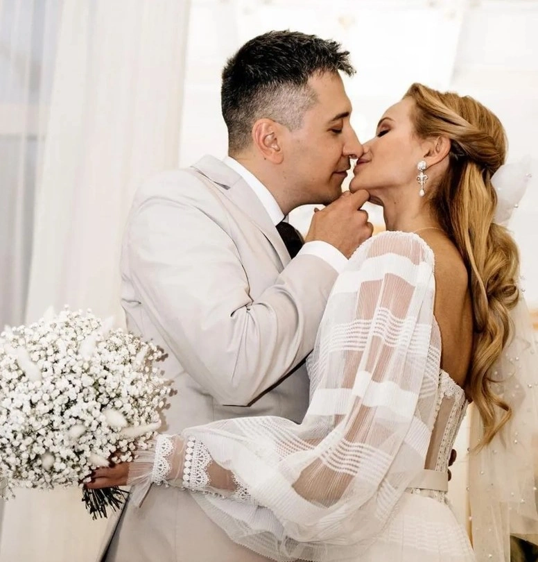 Марина Доможирова с мужем Дмитрием Ульяновым