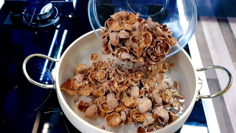 Ореховая скорлупа: польза в быту