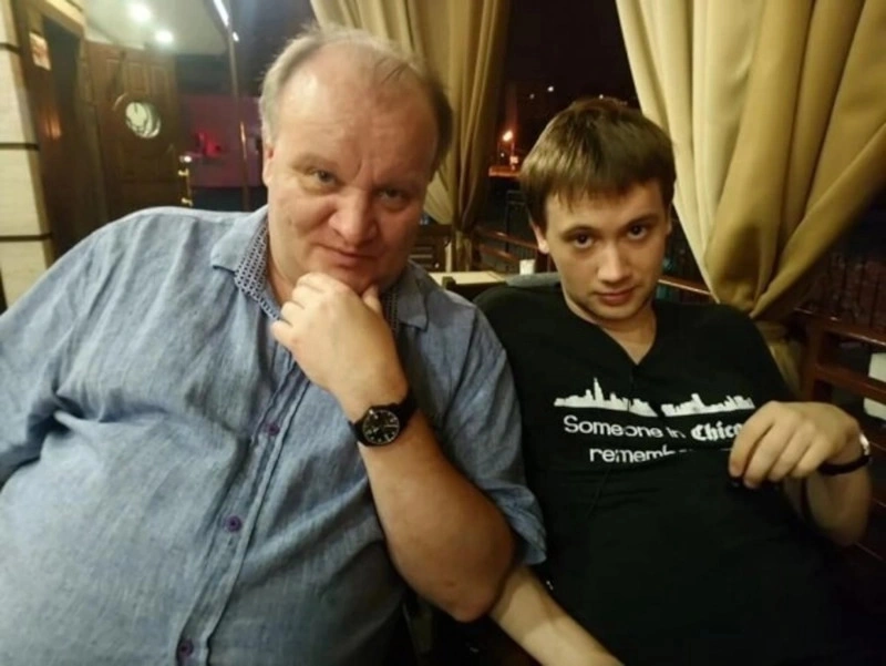 Борис Каморзин с сыном