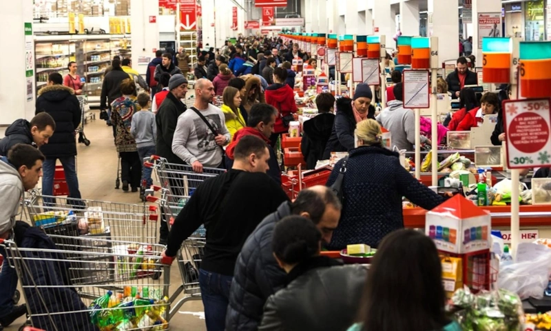 Супермаркет и экономия времени: лайфхак по выбору кассы