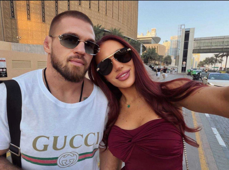 Олеся Рожкова и боксер, боец ММА Артем Резников