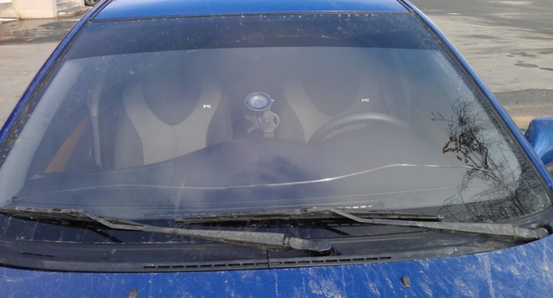 Зимний прогрев: обдув лобового стекла