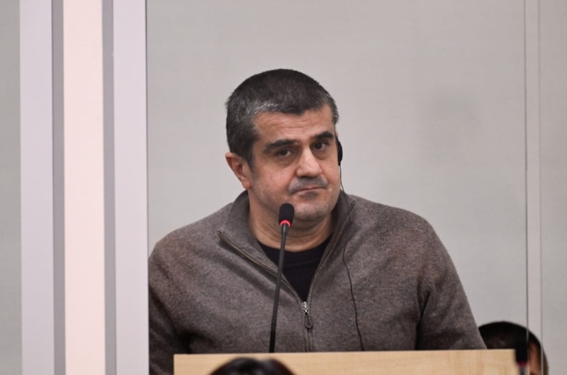 Араик Арутюнян на суде