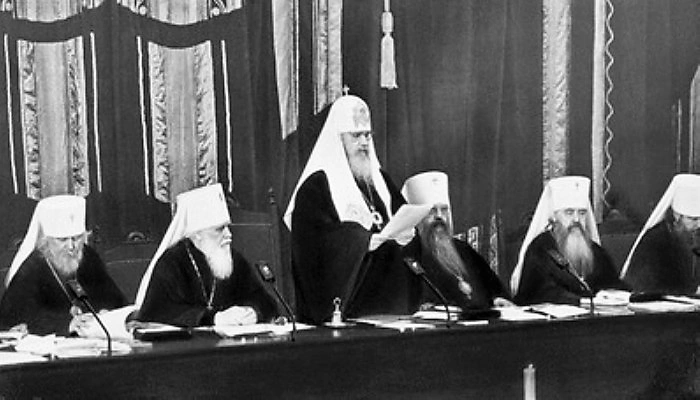 Патриарх Филарет в 1990 году