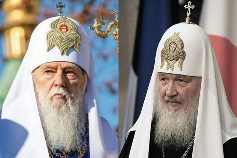 Патриарх Филарет и Патриарх Кирилл