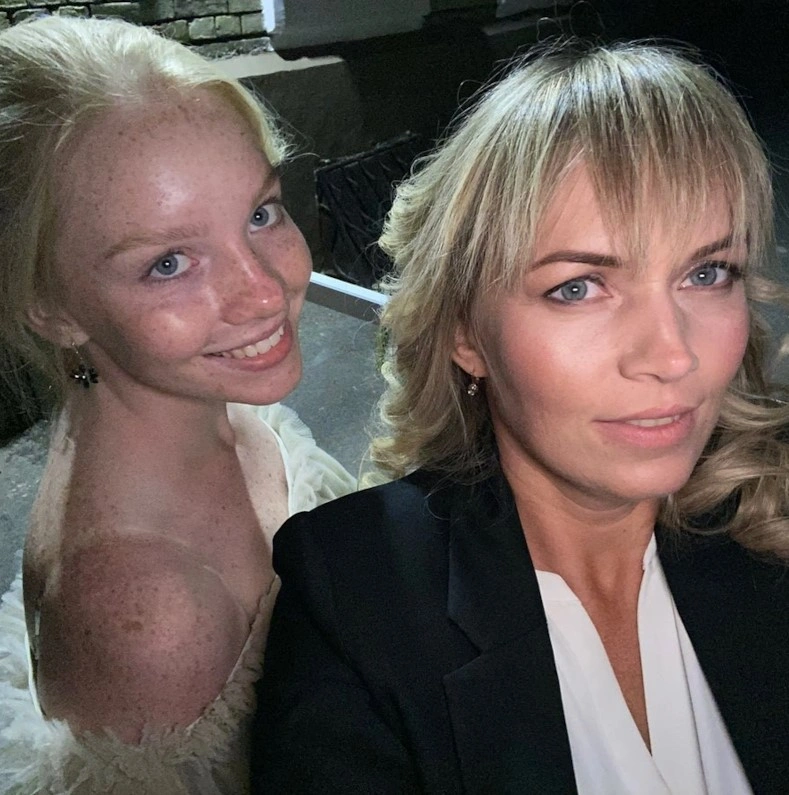 Елизавета Ищенко с матерью