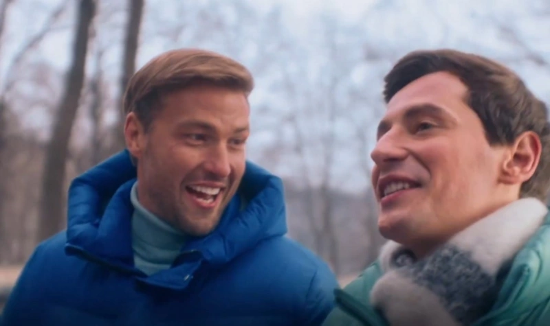 Дмитрий Кулаченко и Андрей Жилин в рекламе ВТБ