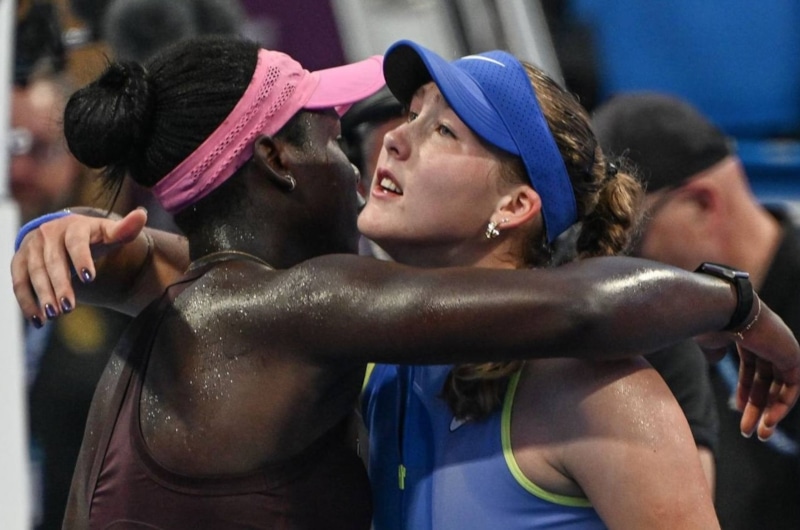 Виктория Мбоко и Мирра Андреева Виктория Мбоко и Мирра Андреева