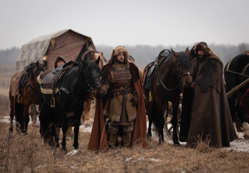 Кадр со съемок сериала «Князь Андрей» Кадр со съемок сериала «Князь Андрей»