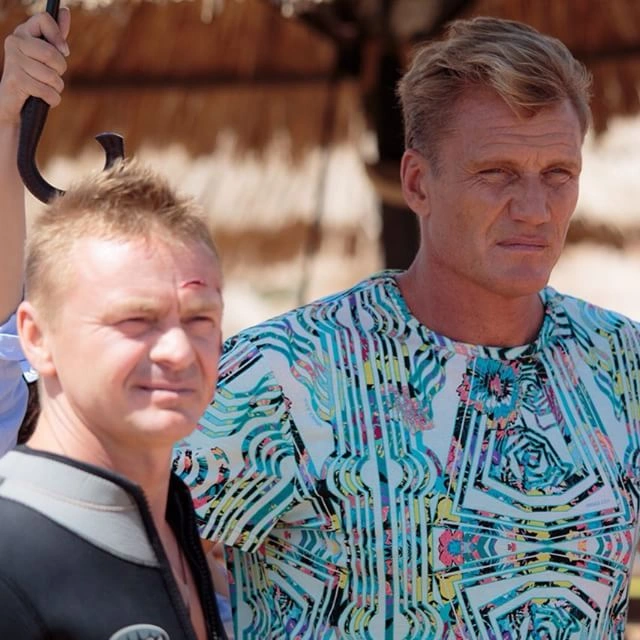 Владимир Сычев и Дольф Лундгрен