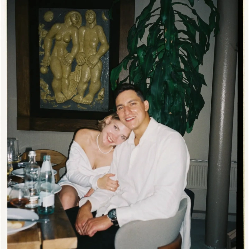 Никита Королев с женой