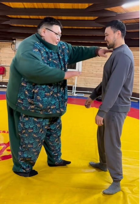 Тагар Намсараев и Анатолий Михаханов