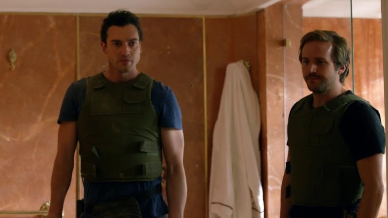 Мэтт Уилан и Майкл Сталь-Дэвид в сериале «Нарко» Мэтт Уилан и Майкл Сталь-Дэвид в сериале «Нарко»