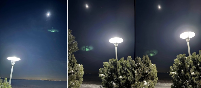 Лера Кудрявцева показала НЛО над Питером