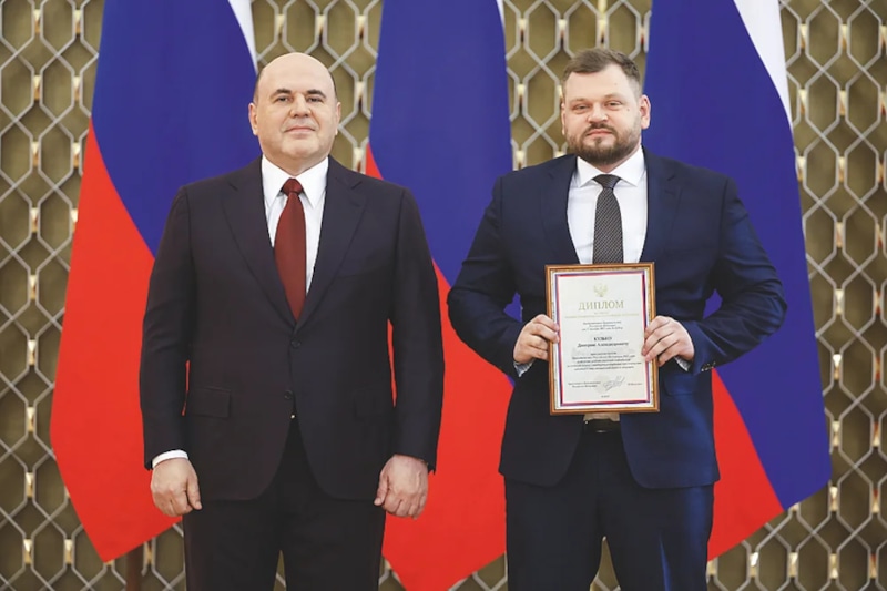 Михаил Мишустин и Дмитрий Кулько