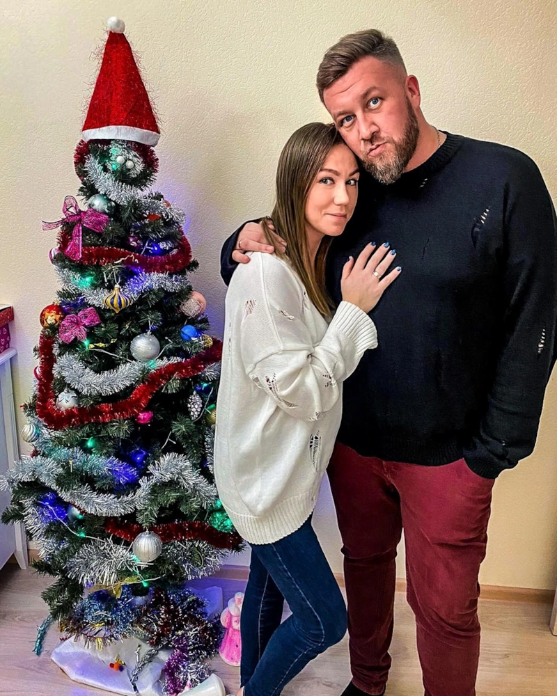 Никита Василевский с женой