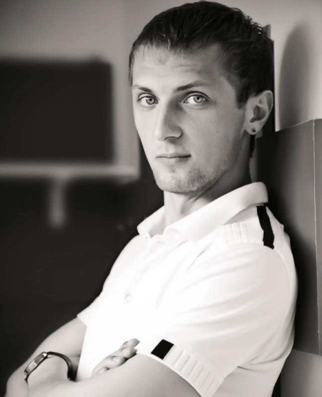 Александр Зубарев в молодости