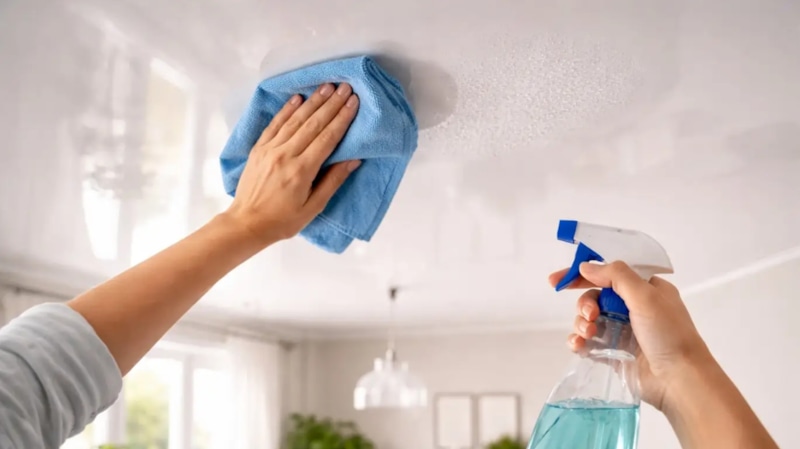 Чистота над головой: уход за потолком Чистота над головой: уход за потолком