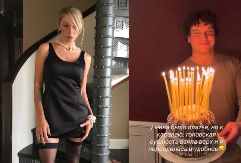 Настя Ивлеева подставила мужа под критику за церковные свечи на каравае