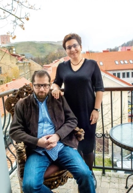 Нюта Федермессер с мужем