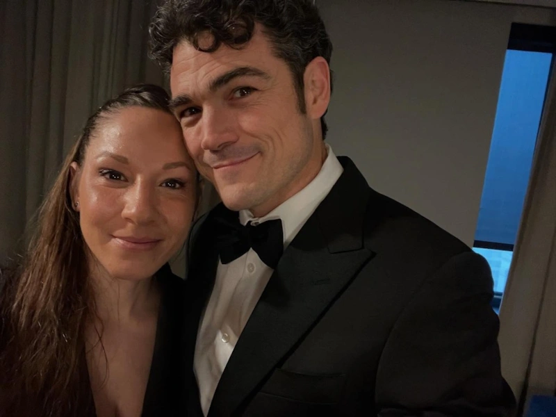 Джо Кент с женой