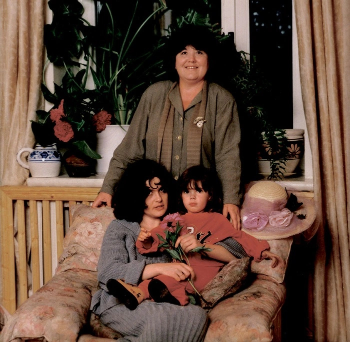 Виктория Токарева с дочерью