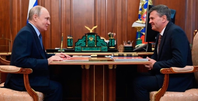 Алексей Комиссаров и Владимир Путин Алексей Комиссаров и Владимир Путин