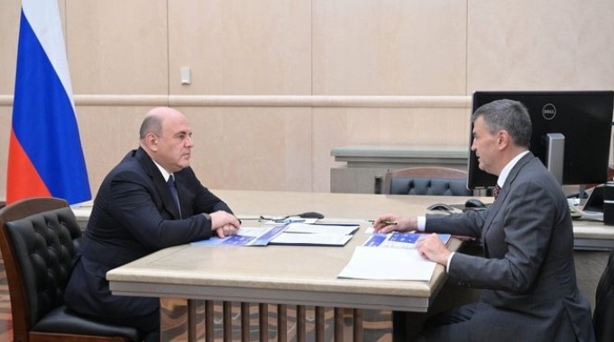 Алексей Комиссаров и Михаил Мишустин Алексей Комиссаров и Михаил Мишустин