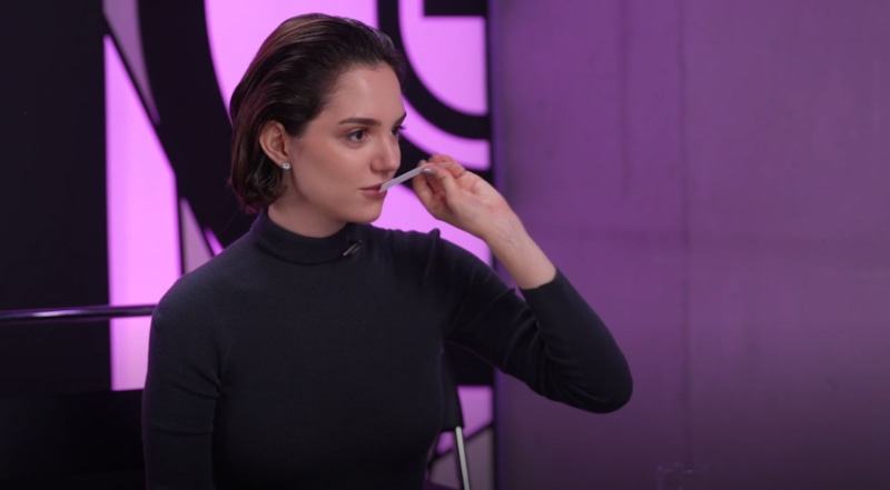 Евгения Медведева на шоу "Модный подкаст" Евгения Медведева на шоу "Модный подкаст"