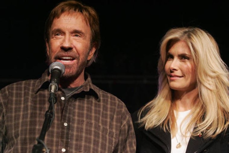 Чак Норрис и его вторая жена Джина О’Келли