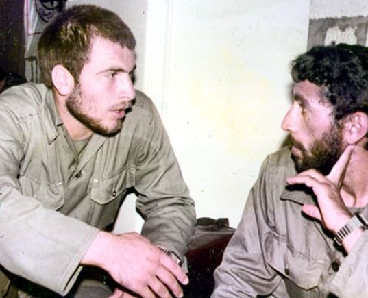 Мохаммад-Багер Галибаф в молодости и Исмаил Каани Мохаммад-Багер Галибаф в молодости и Исмаил Каани