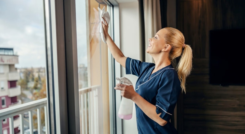 Чистота надолго: стекло без пыли