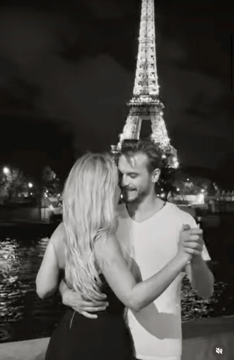 Антон Даниленко с женой