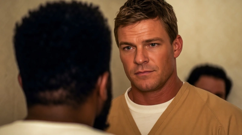 Алан Ритчсон избил соседа на глазах у детей