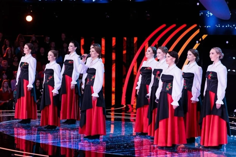 Эстрадно-вокальный коллектив Университета биотехнологий в шоу «Ну-ка, все вместе! Хором!»