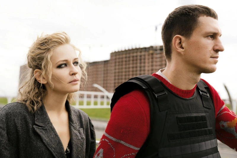 Алесь Снопковский и Юлия Пересильд Алесь Снопковский и Юлия Пересильд