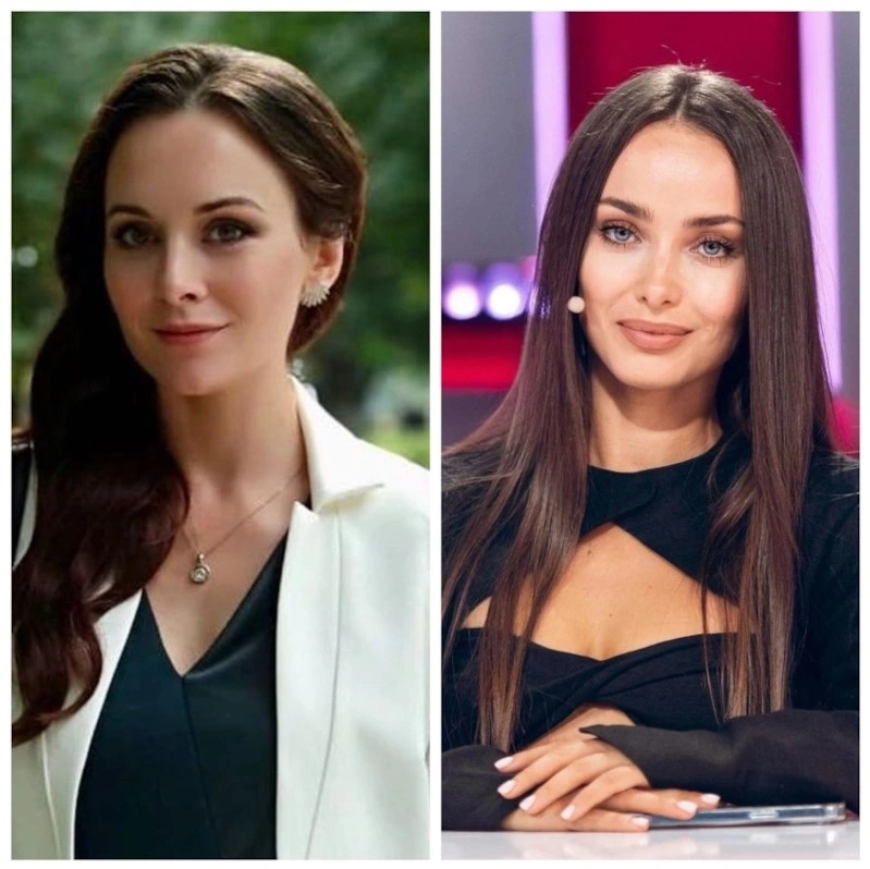 Екатерина Олькина и Ксения Мишина (похожи) Екатерина Олькина и Ксения Мишина (похожи)