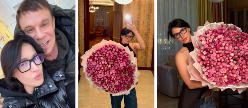 Кристина хвастается роскошными букетами и кадрами с Шифриным