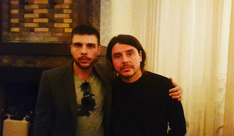 Дмитрий Ревякин с сыном