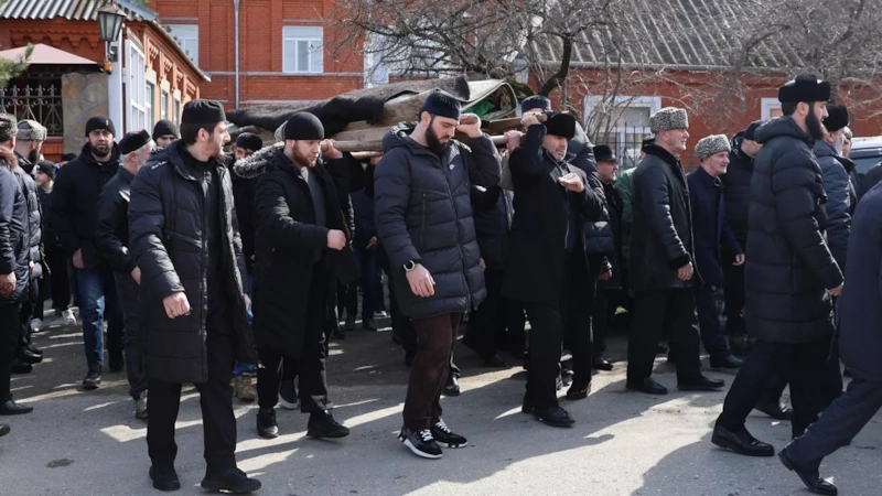Похороны Джабраилова прошли в Новых Атагах во вторник, 3 марта